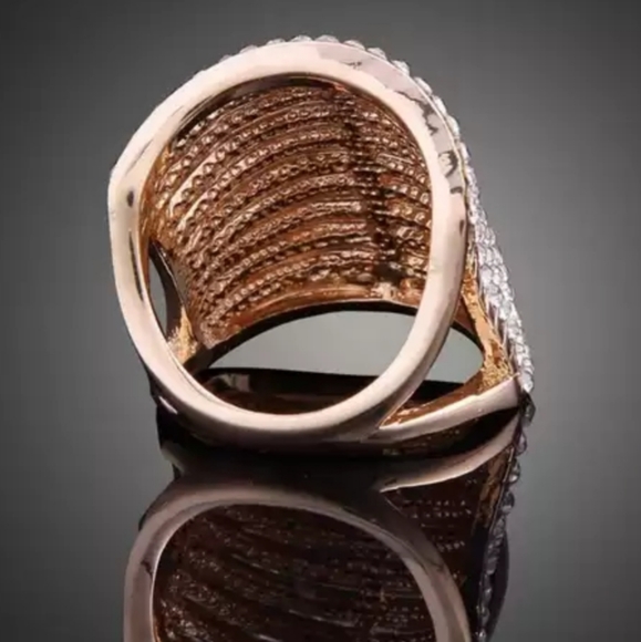 ❤️SOLD ❤️.05 Rose Gold full finger ring Size 7 - Picture 5 of 5